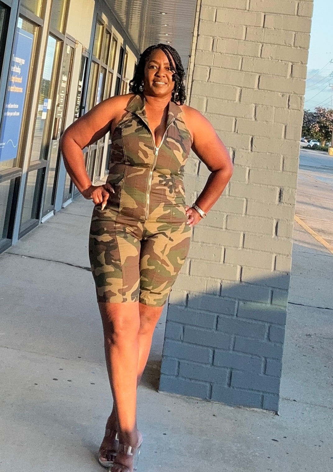 CAMO ROMPER