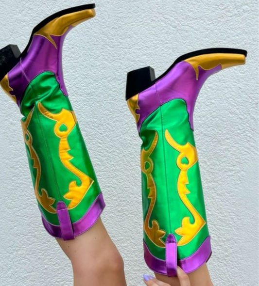 Mardi Gras Boots