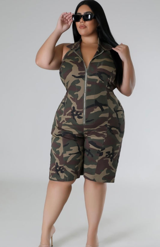 CAMO ROMPER